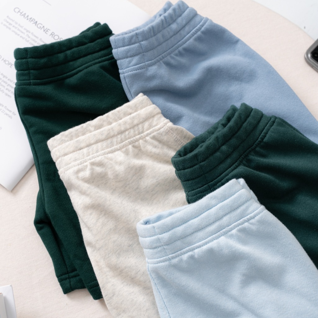 Quần short cho bé trai size từ 11kg- 50kg, Quần short nỉ da cá thoáng khí lưng thun, dây rút dành cho bé 5 màu D204