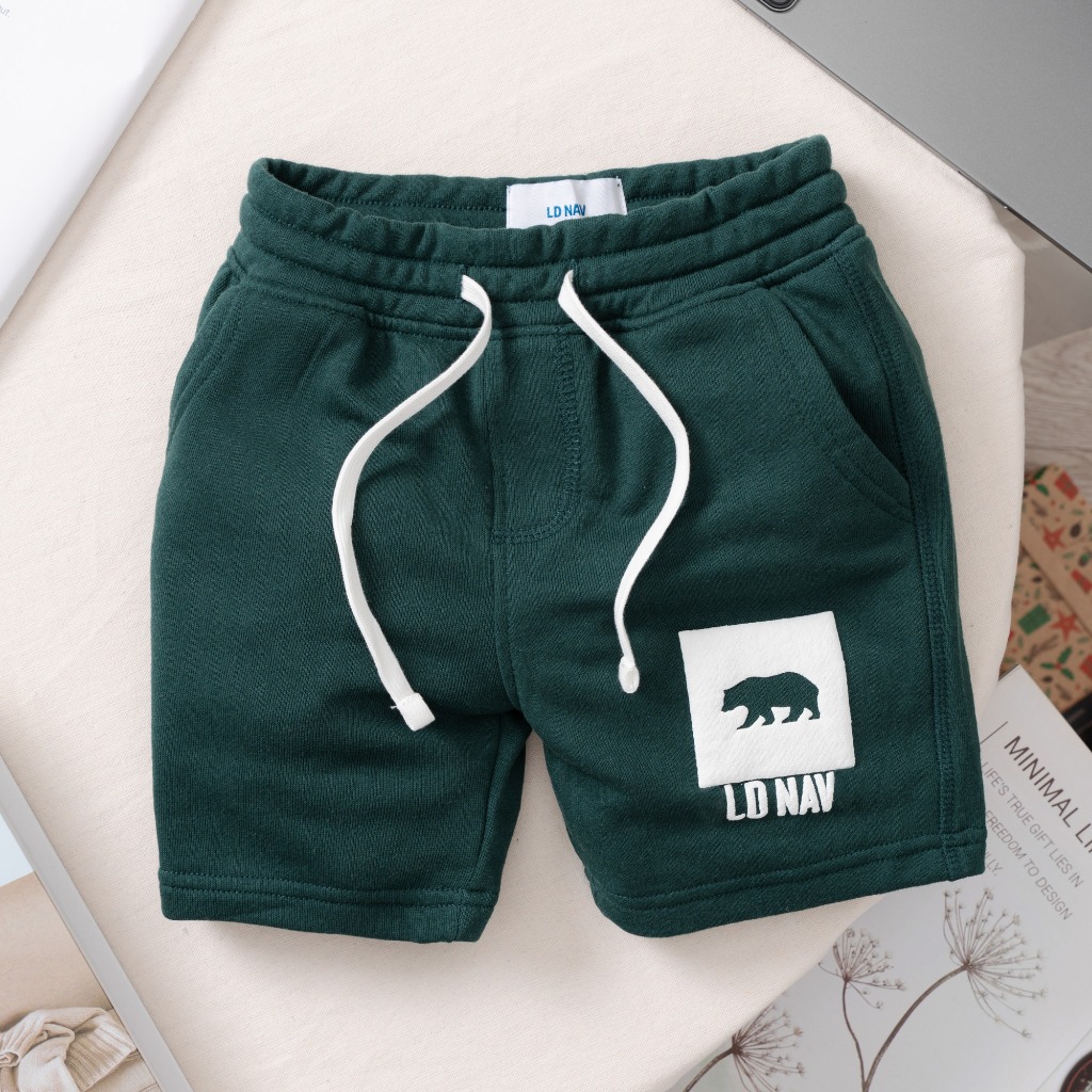 Quần short cho bé trai size từ 11kg- 50kg, Quần short nỉ da cá thoáng khí lưng thun, dây rút dành cho bé 5 màu D204