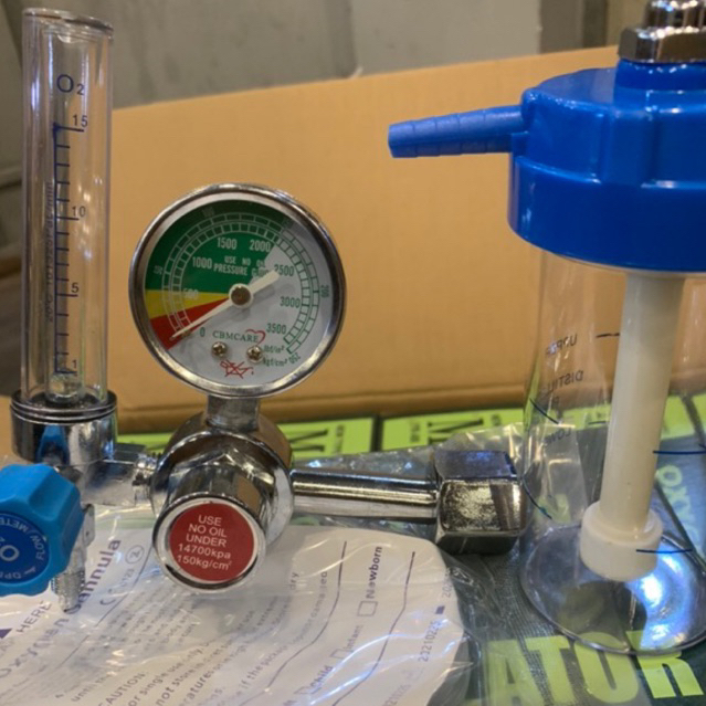 Đồng hồ oxy y tế đo áp suất bình khí Regulator YR-88