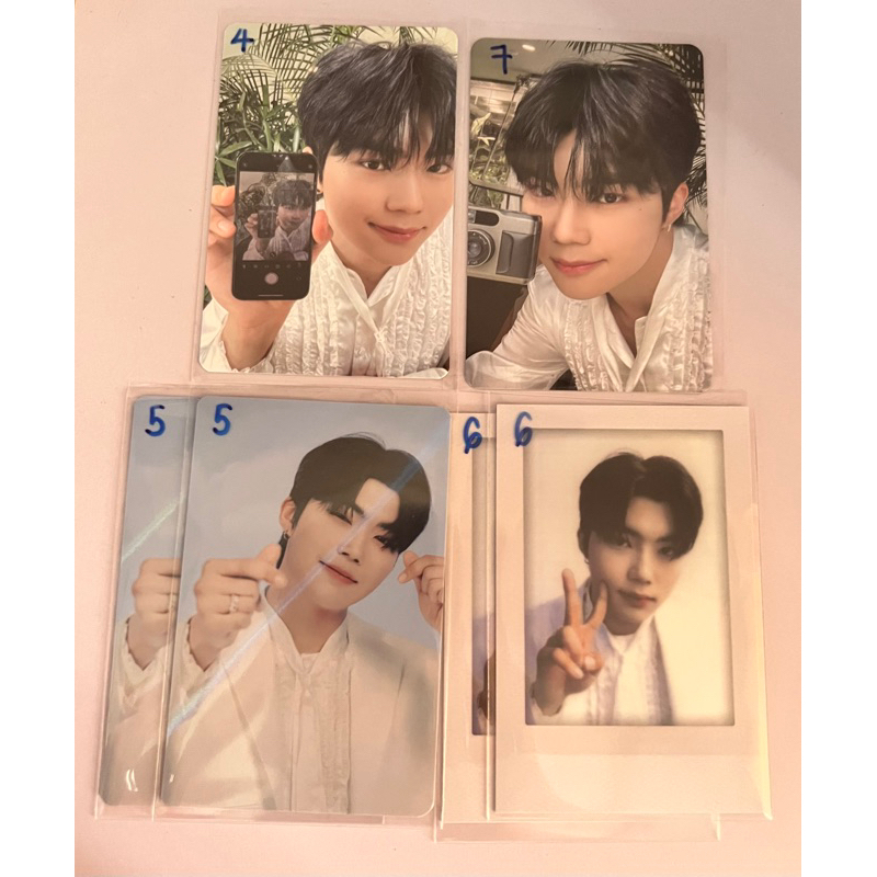 Thẻ hình ảnh photocard trading thành viên Gunwook ZB1 - Zerobaseone