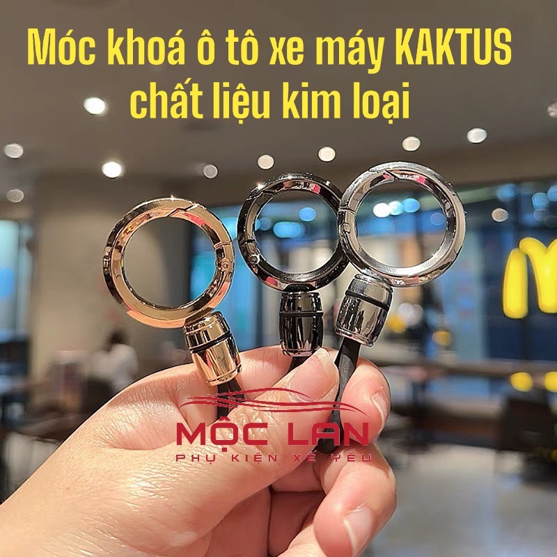 KAKTUS - Móc Chìa Khóa Xe Hơi Bằng Hợp Kim Kẽm Phong Cách Châu Âu Làm Quà Tặng Hoàn Hảo Cho Người Lái Xe Và Gia Đình