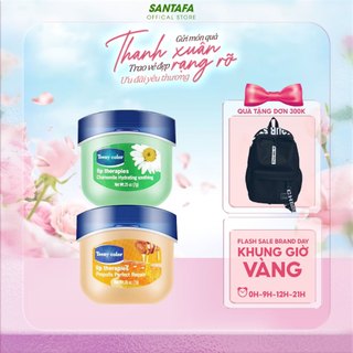 Hũ son dưỡng môi vaseline teeny color không màu giảm thâm, làm mềm hồng môi tự nhiên 7g