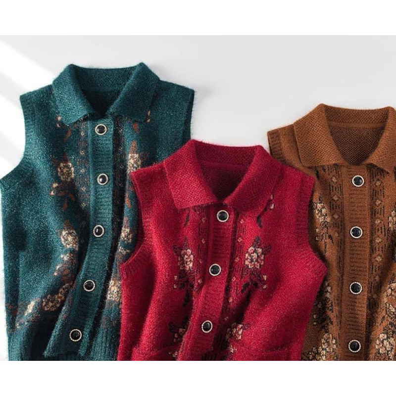 ÁO GILE LEN TẶNG MẸ TẶNG BÀ HÀNG QC MẪU MỚI 2023