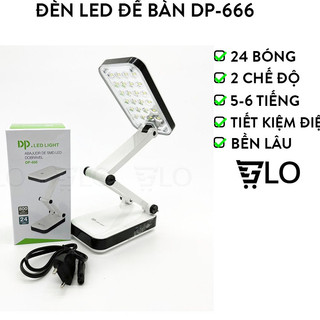 Đèn led để bàn dp-666 gấp gọn tiện dụng 24 bóng hình iphone