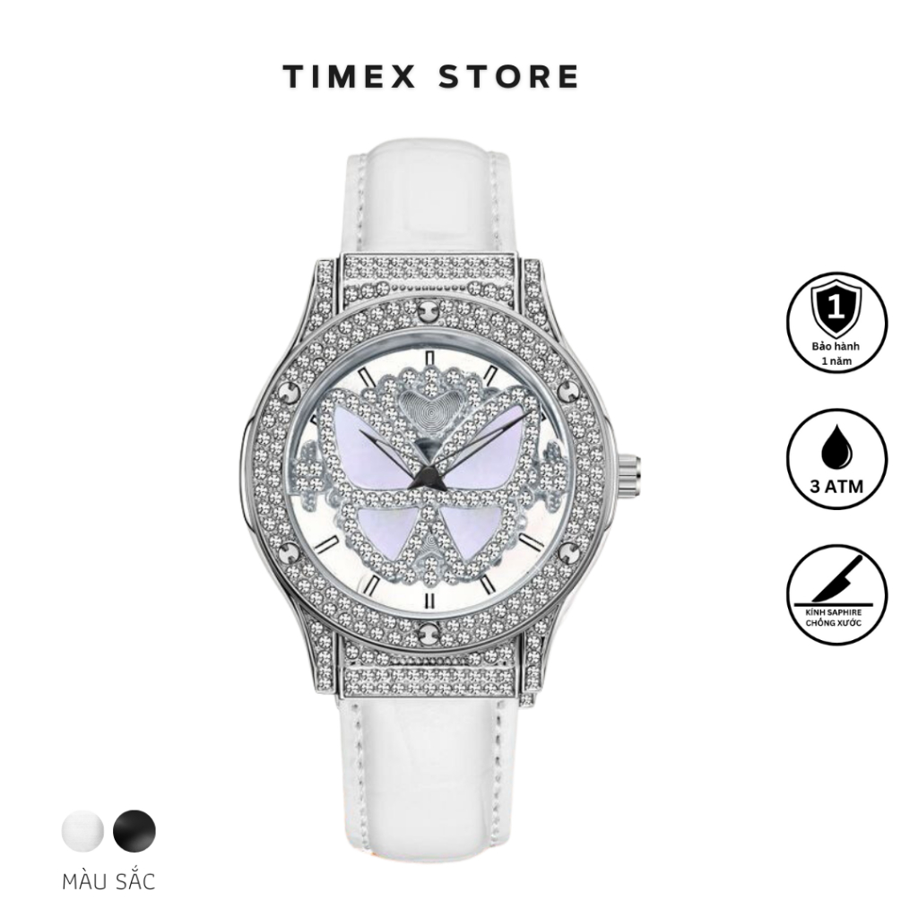 Đồng hồ nữ Ngôi Sao mặt xoay, mẫu HOT 2023 Ảnh thật, dây da bò mềm đeo êm tay - Bảo hành 12 tháng chất lượng sản phẩm