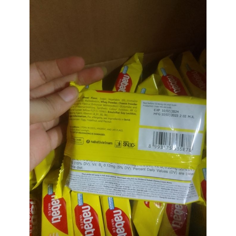 BÁNH XỐP NABATI GÓI 50G