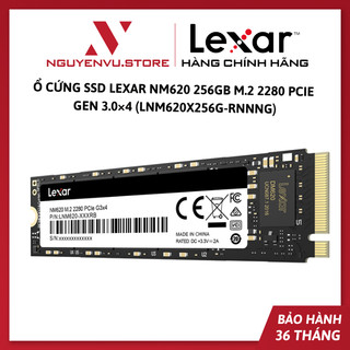  Ổ cứng SSD Lexar NM620 256GB M.2 2280 PCIe  Gen 3.0×4  LNM620X256G-RNNNG  - Hàng Chính Hãng 