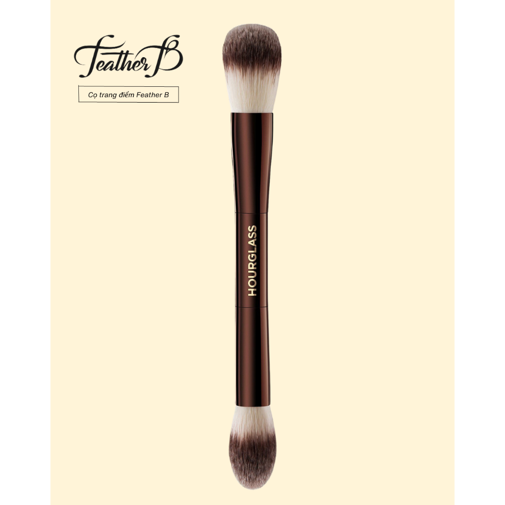 Cọ má hồng - Cọ highlight - Cọ setting - Cọ 2 đầu Feather B - Cọ Hourglass Ambient™ Lighting Edit Brush