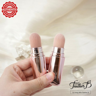 Cọ nền mini - cọ che khuyết điểm feather b kabuki - cọ bỏ túi - cọ dặm lại phấn - cọ mang đi