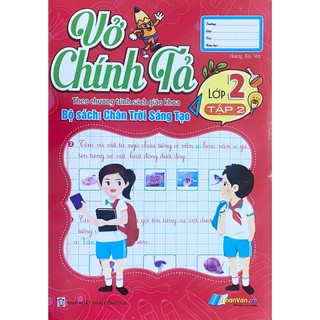 Sách - vở chính tả lớp 2 tập 2 - chân trời sáng tạo