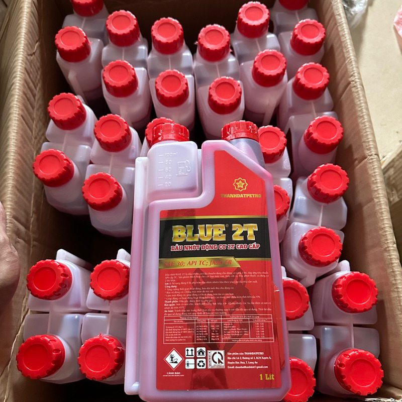 Dầu Nhớt 2Thì BLUE Con Sói . Dung Tích 1L Dùng Cho Các Loại Động Cơ 2Thì