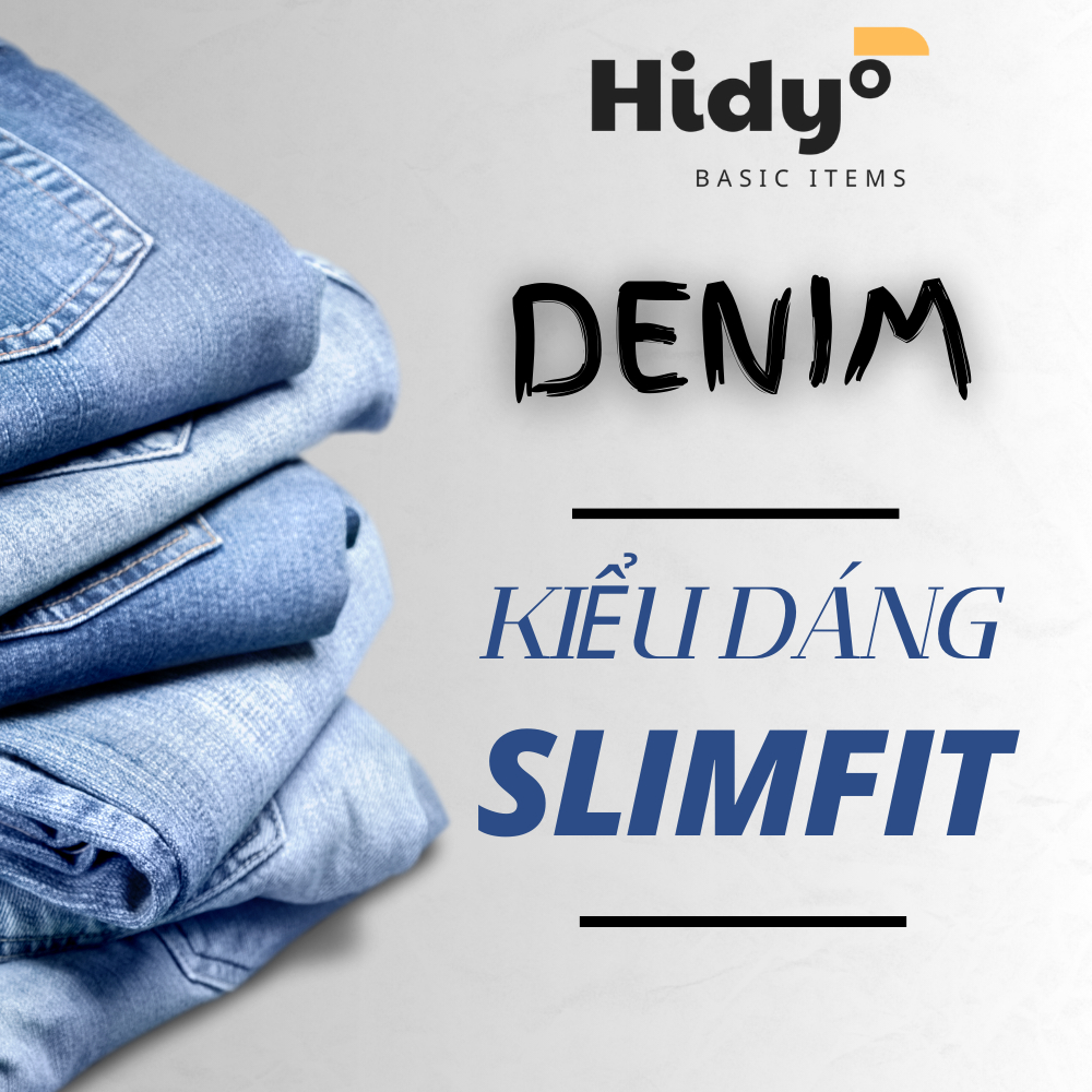 Quần Jeans dài nam Hidy màu xám râu mèo mới lạ co dãn form SlimFit