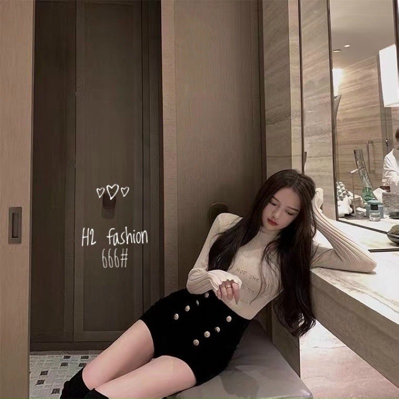 Quần Short Nhung 8 Cúc Đồng Lưng Cao, Quần Đùi Nhung 8 Cúc 2 Lớp Tôn Dáng Cho Nữ - Shopxinh888888