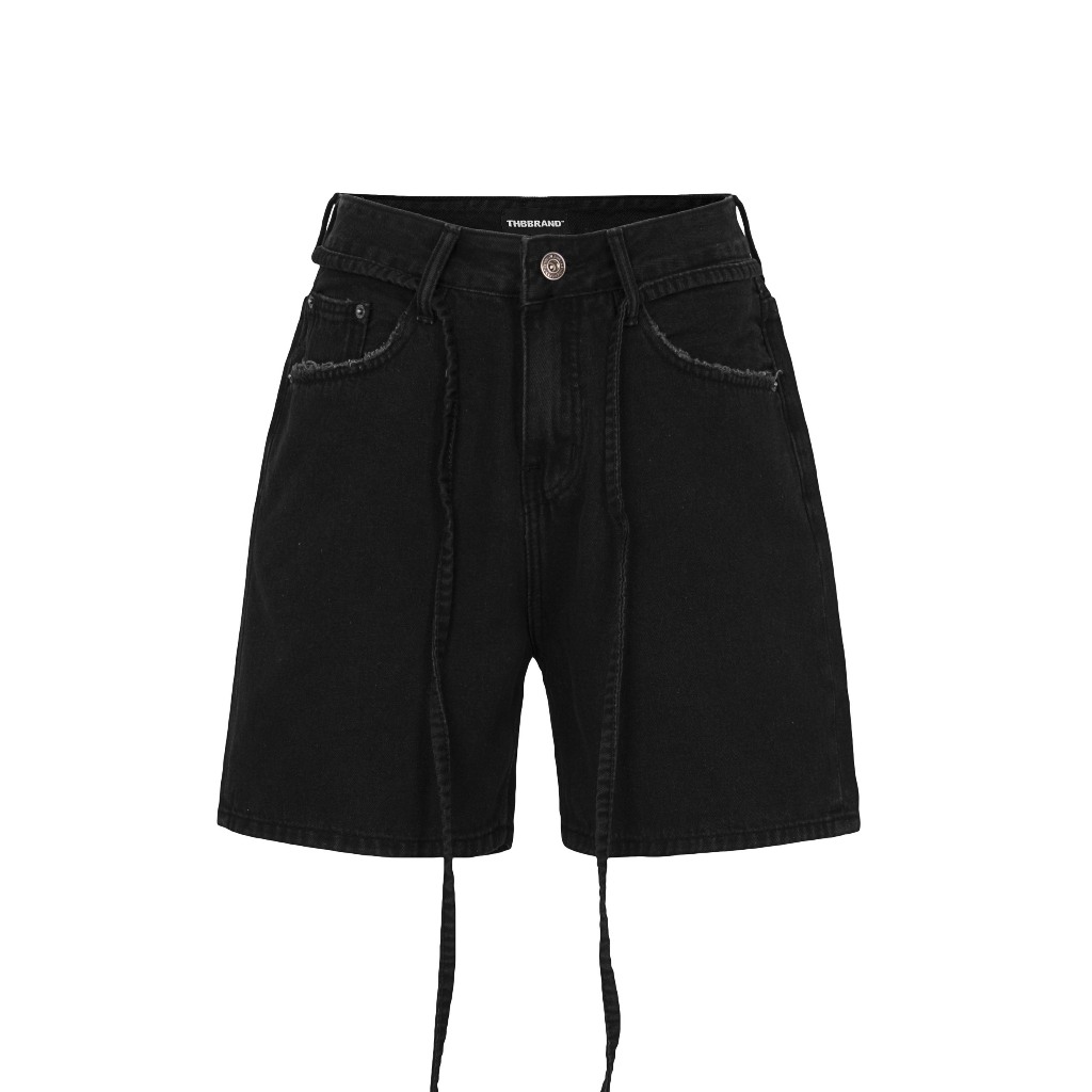 Quần DENIM SHORT - BLACK  - chính hãng THBBRAND