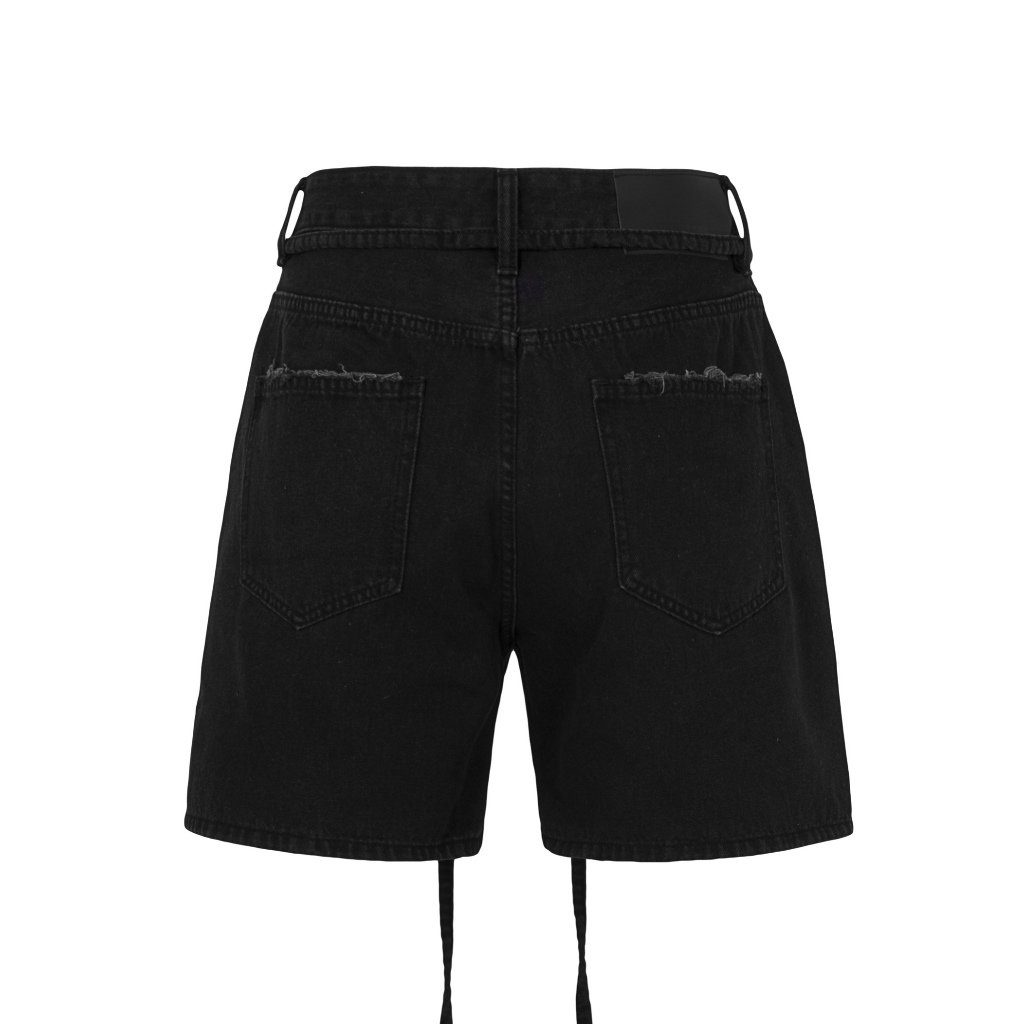 Quần DENIM SHORT - BLACK  - chính hãng THBBRAND