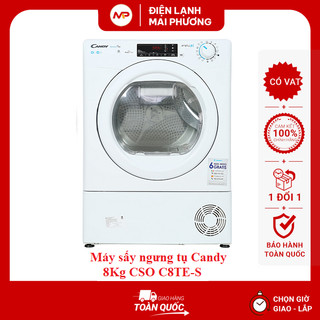 Máy sấy ngưng tụ candy 8kg cso c8te-s/ 10kg cso c10te-s - hàng chính hãng