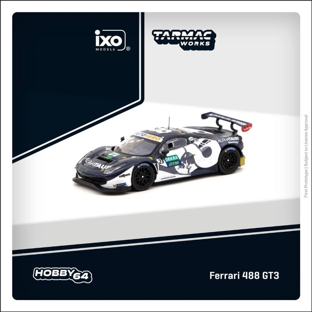 MÔ HÌNH 1:64 TARMAC WORKS - Ferrari 488 GT3 DTM 2021 Nürburgring Race 2 Winner Alex Albon