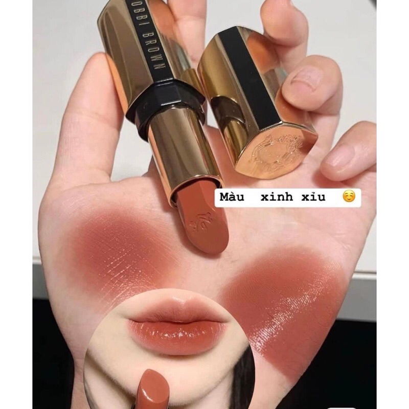 Son dưỡng Bobbi Brown Luxe Lipstick Màu 64 Afternoon Tea full size
