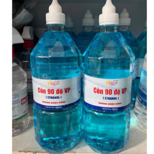 Cồn xanh 90 độ VP chai 1000ml