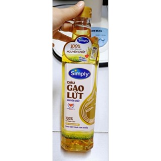 Dầu ăn gạo lức Simply 1Lit (Date luôn mới)