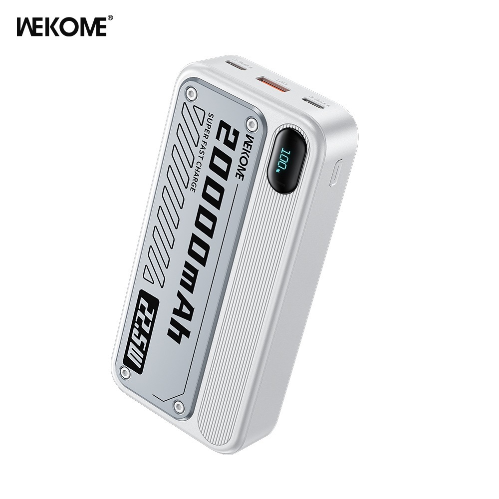 Sạc dự phòng 22.5W WEKOME dung lượng 10000mAh 20000mAh chống cháy nổ cho iPhone samsung xiaomi