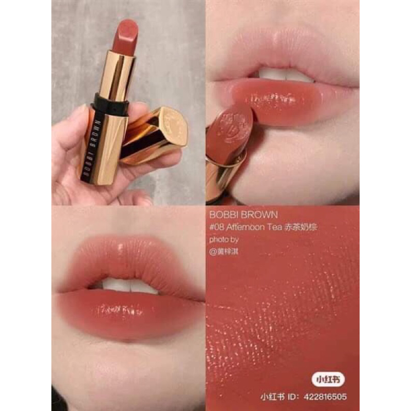 Son dưỡng Bobbi Brown Luxe Lipstick Màu 64 Afternoon Tea full size