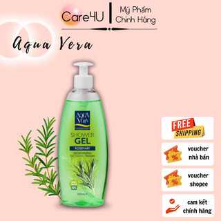 Gel tắm Aquavera chiết xuất hương thảo 500ml