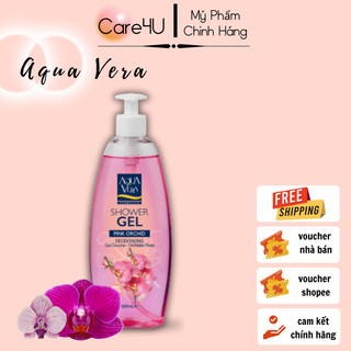 Gel tắm dưỡng da Aquavera chiết xuất lan hồ điệp 500ml