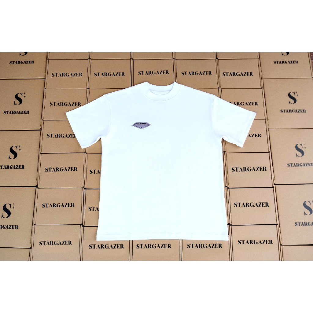 Áo Thun Nam STARGAZER BASIC WHITE T-Shirt