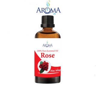 Tinh dầu Hoa Hồng Aroma Rose 100ml nguyên chất từ thiên nhiên, Tinh dầu xông phòng, thơm phòng, ngủ ngon, thư giãn