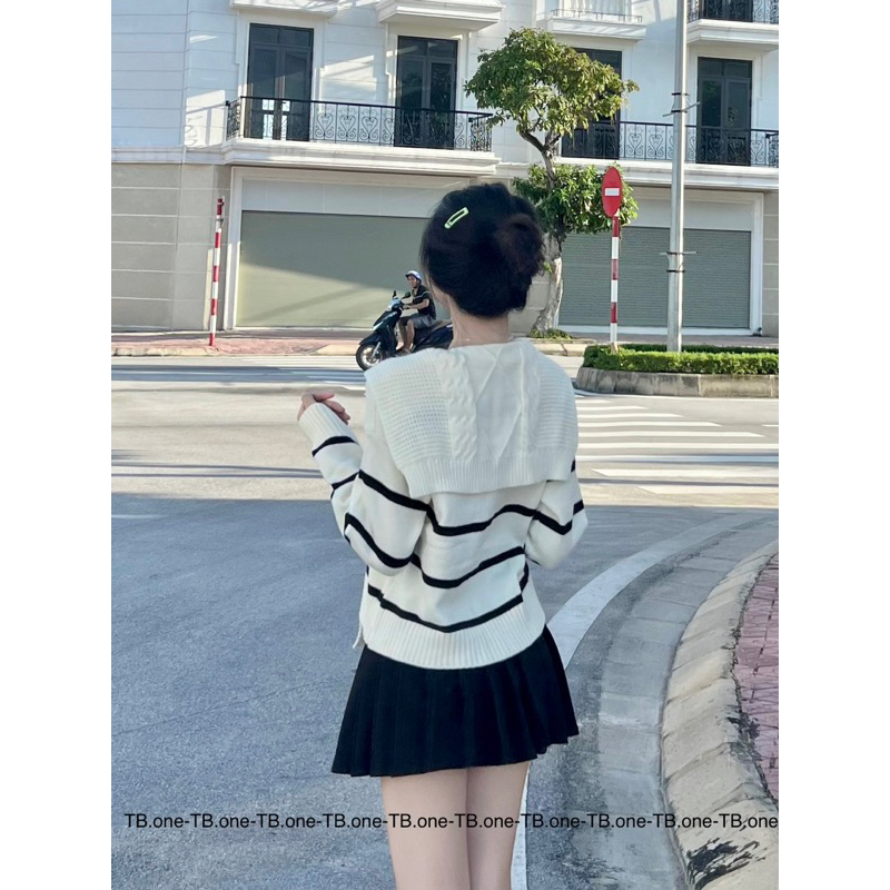 Áo Len kèm khăn liền siêu xinh cho các nàng