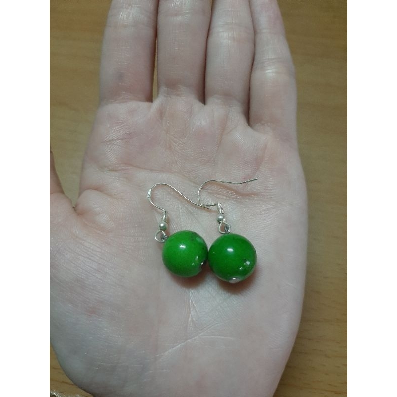 Khuyên tai bạc sứ si Nhật