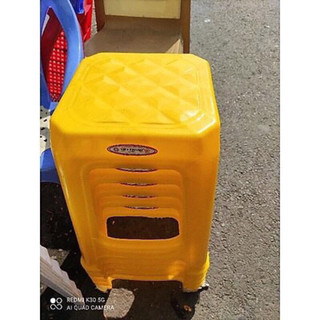 Combo 10 ghế đẩu nhựa vàng cao