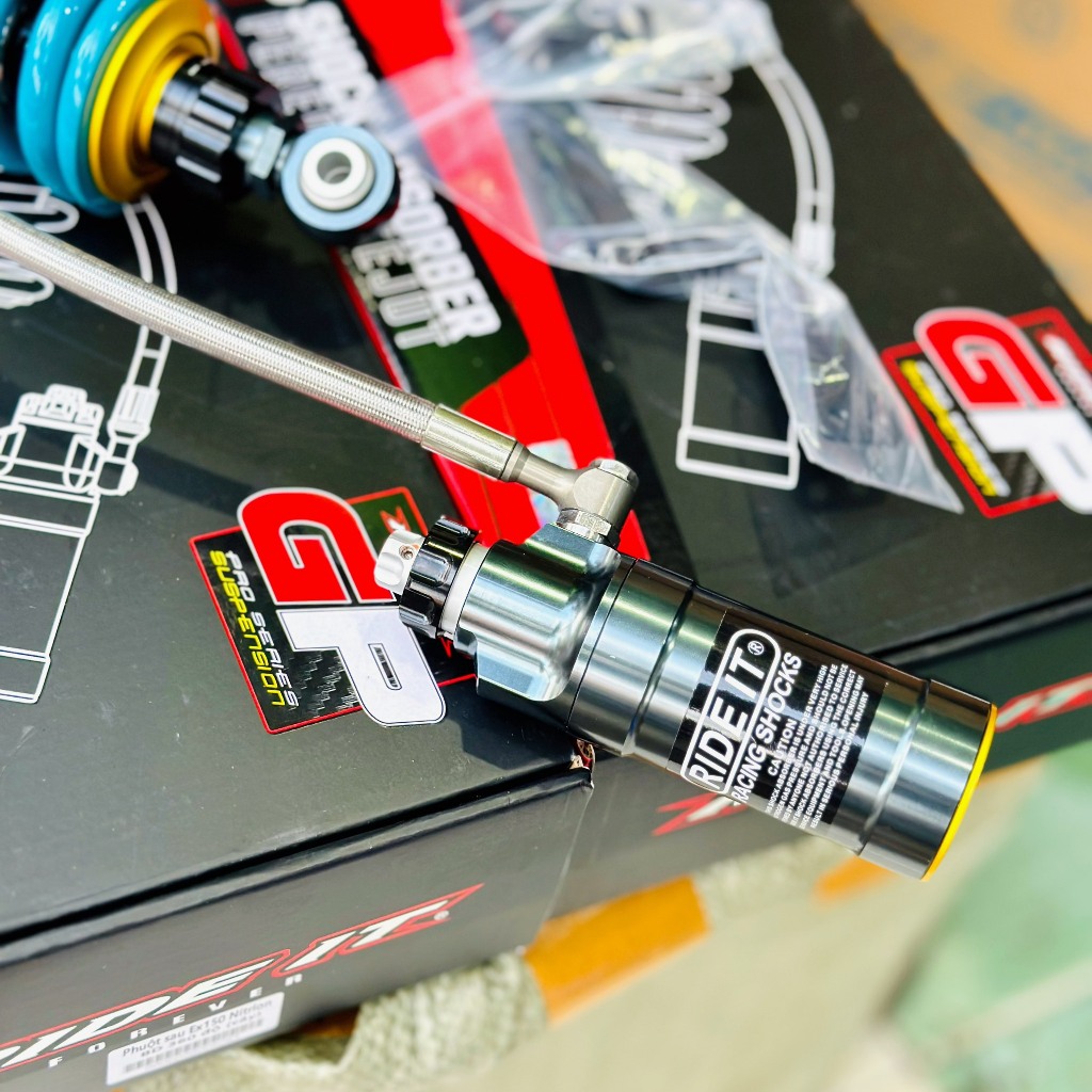 Phuộc NITRON xoay 360 độ , chính hãng RIDE IT Exciter - Winner - Raider