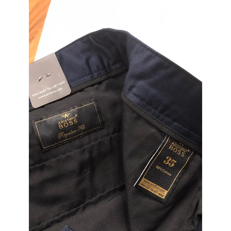 Quần kaki nam ARISTINO BO.SS 100% cotton AKK00302