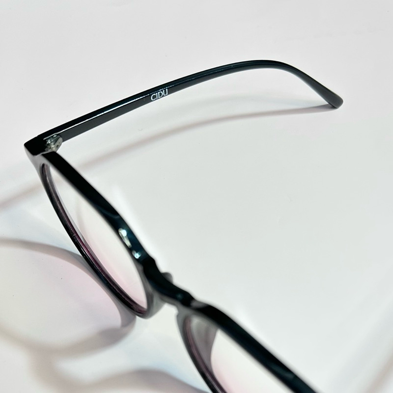 Kính Thời Trang Mắt Tròn Gọng Đen Cidu Mk32