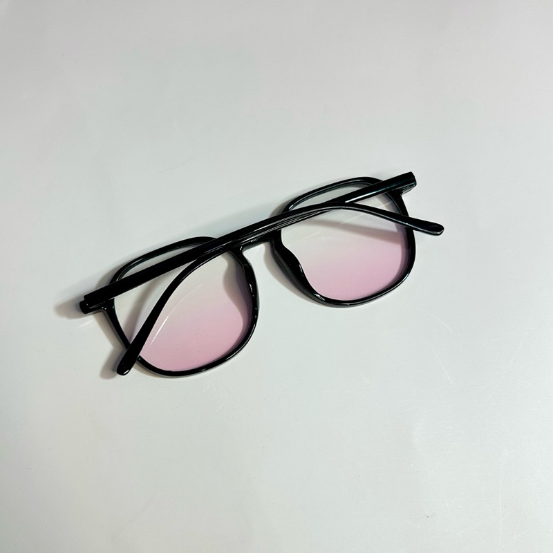 Kính Thời Trang Mắt Tròn Gọng Đen Cidu Mk32