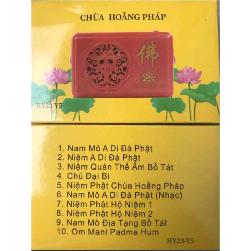 Đài niệm phật 10 bài mẫu mới