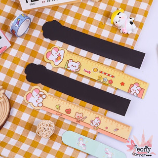 [Có quà tặng kèm] Thước Dẻo Nam Châm Hoạt Hình 15cm