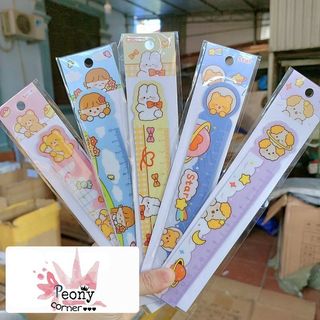 [Có quà tặng kèm] Thước Dẻo Nam Châm Hoạt Hình 15cm