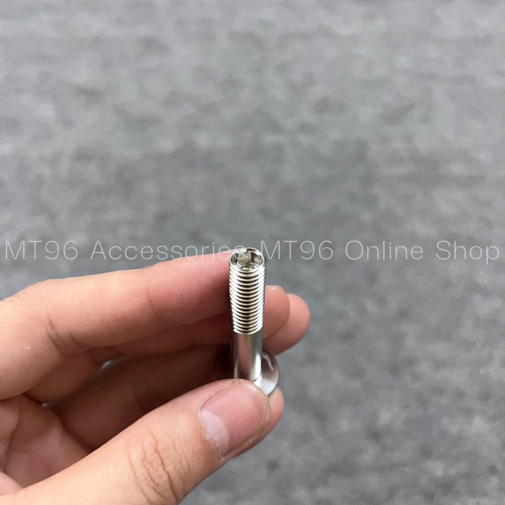 Ốc Inox 8ly40 8li40  Vặn Ngược CTS Gắn Chân Phuộc Sau Xe Tay Ga Honda Và Pát Treo Pô Xe Số Honda