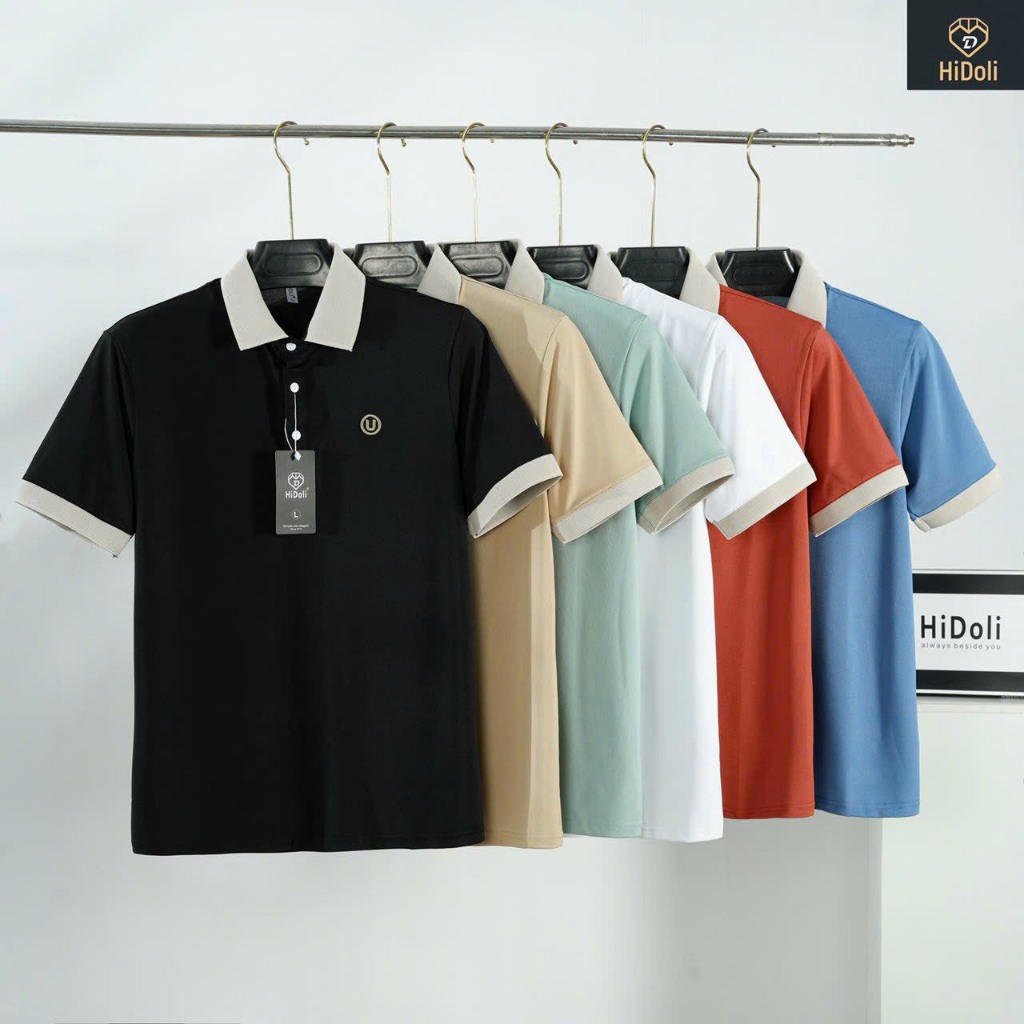 Áo polo nam vải cá sấu cotton interlock xuất xịn, nam tính, thanh lịch, sang trọng.