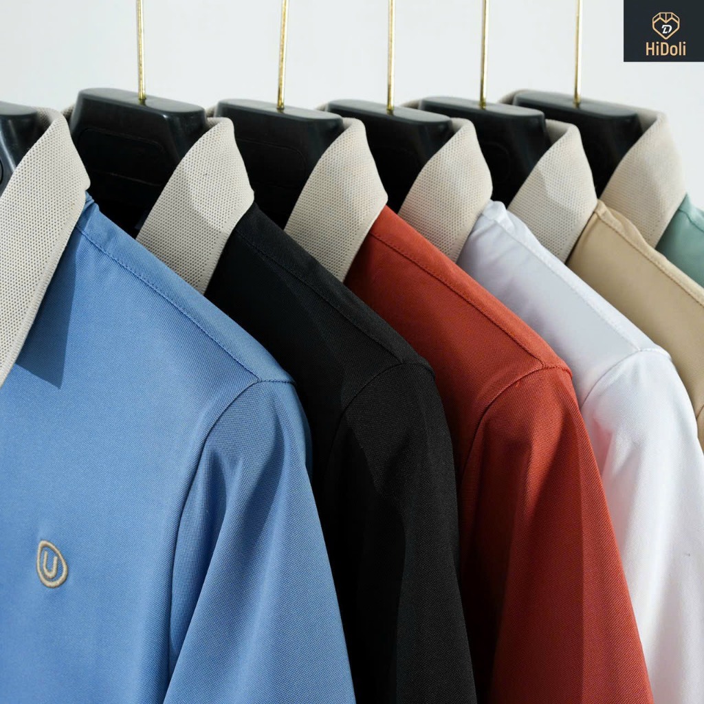 Áo polo nam vải cá sấu cotton interlock xuất xịn, nam tính, thanh lịch, sang trọng.