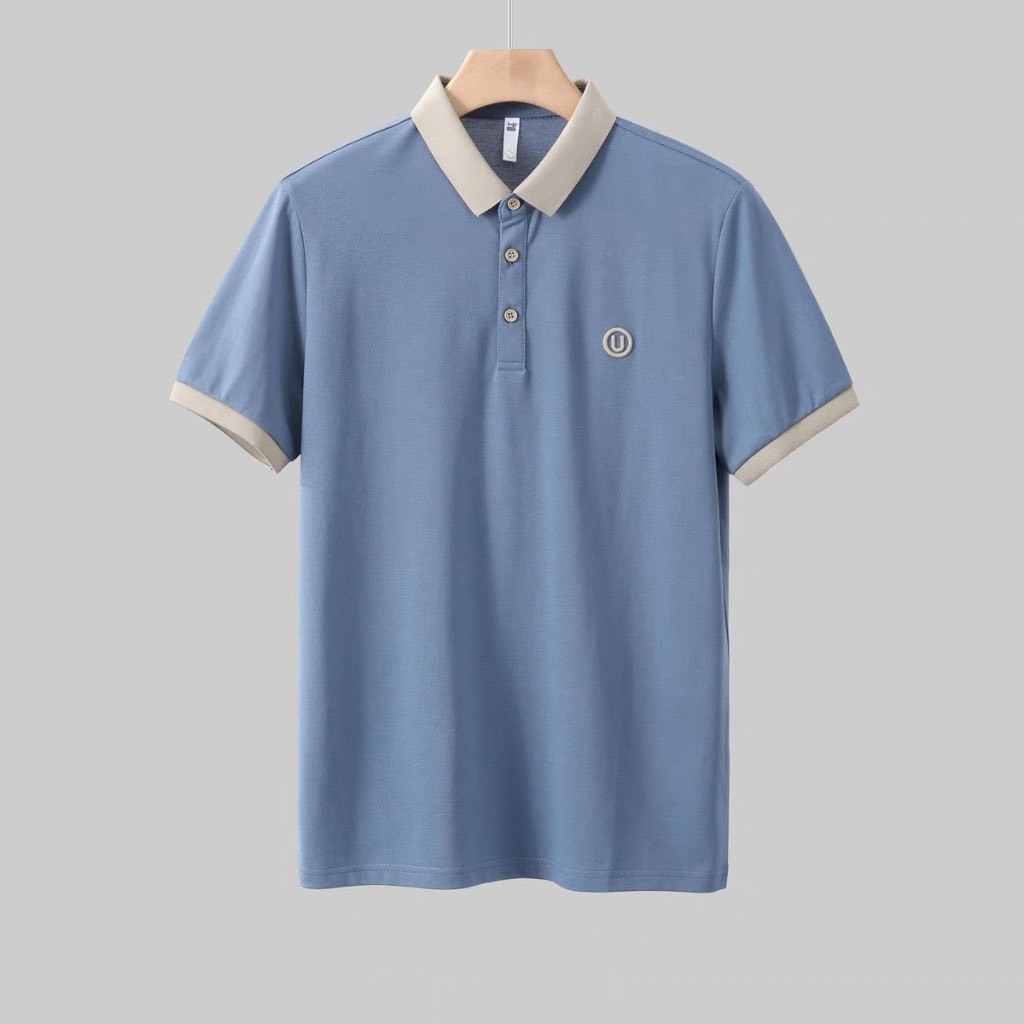 Áo polo nam vải cá sấu cotton interlock xuất xịn, nam tính, thanh lịch, sang trọng.