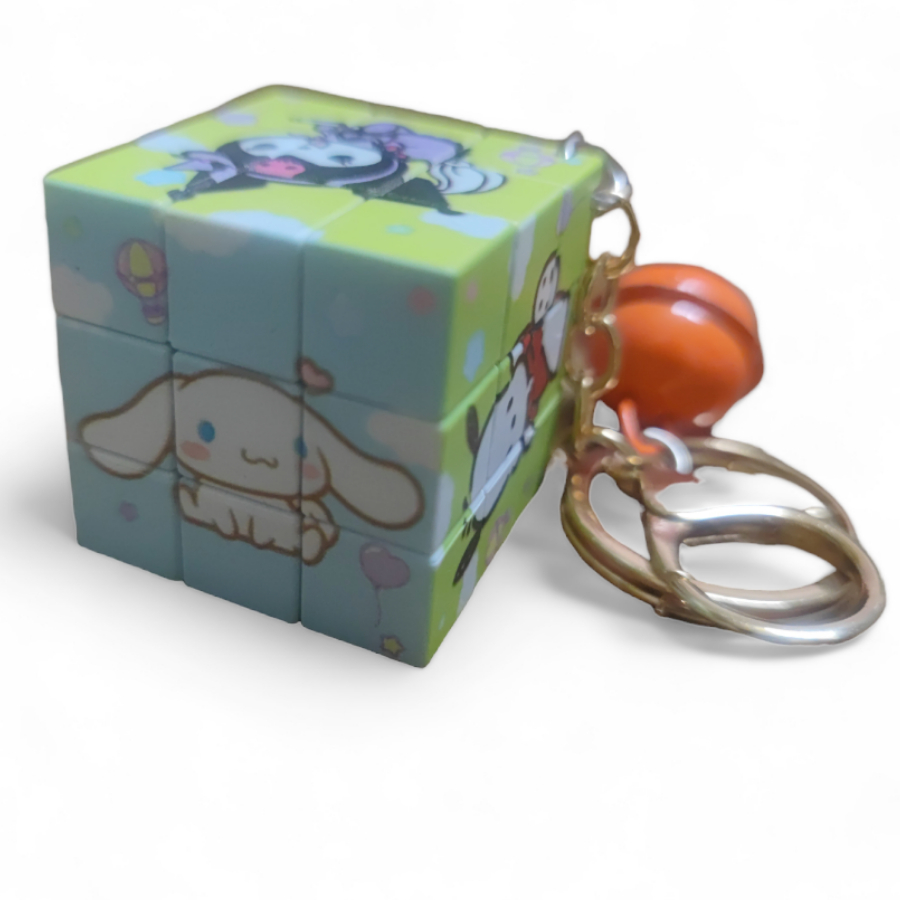 Móc khóa rubik hình gấu dâu nhiều mẫu hoạt hình dễ thương móc khóa rubik giá rẻ