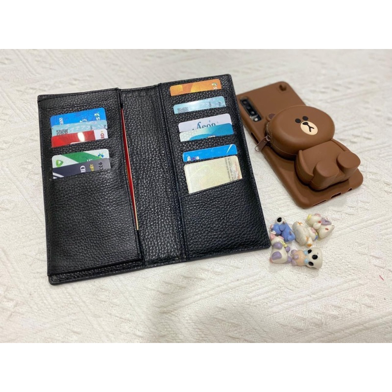 Ví da đà điểu xịn hàng xuất Hàn