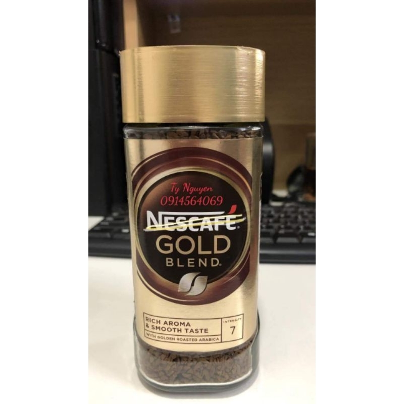 Cà phê Arabica nguyên chất hoà tan Nescafé Gold Blend 100gr