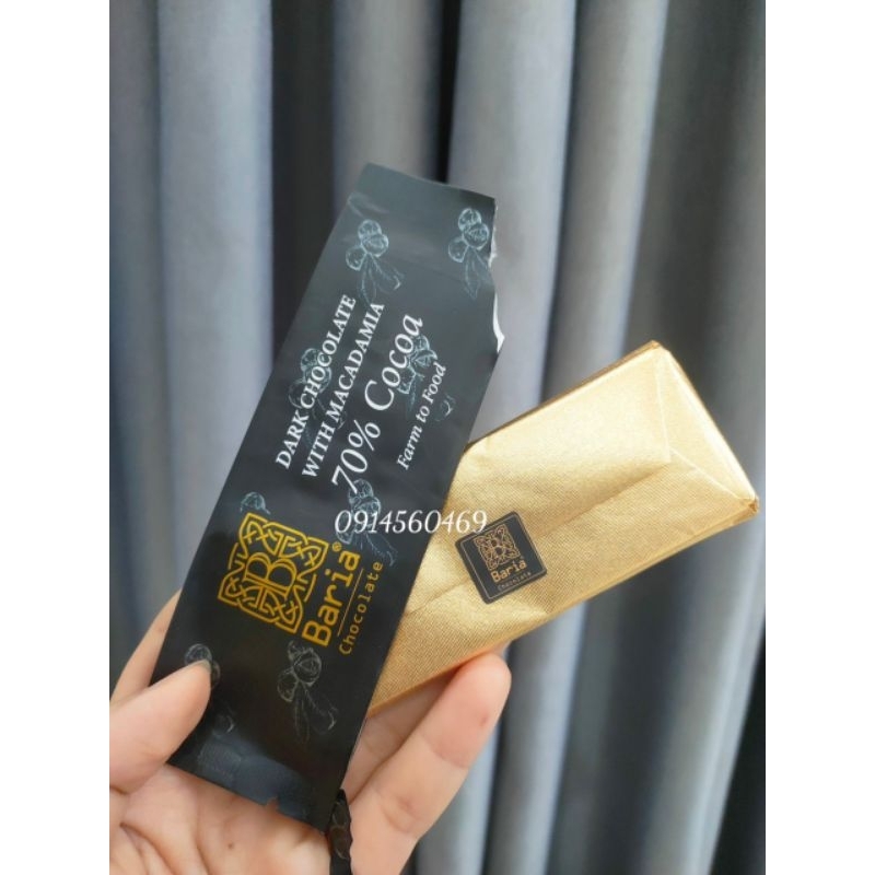 HỘP 20 THANH SOCOLA BARIA PHỦ HẠNH NHÂN