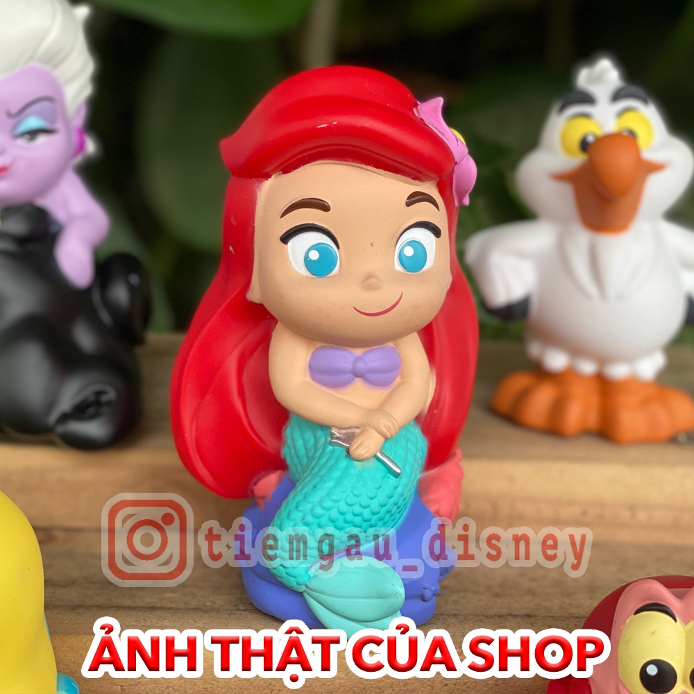 Bộ Bath Toys Đồ Chơi Nhà Tắm Nàng Tiên Cá The Little Mermaid - Chính hãng Disney