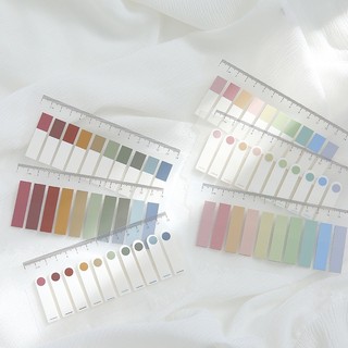  Sấp 200 giấy đánh dấu trang sách, màu sắc đa dạng,10 màu mỗi sấp GĐD01